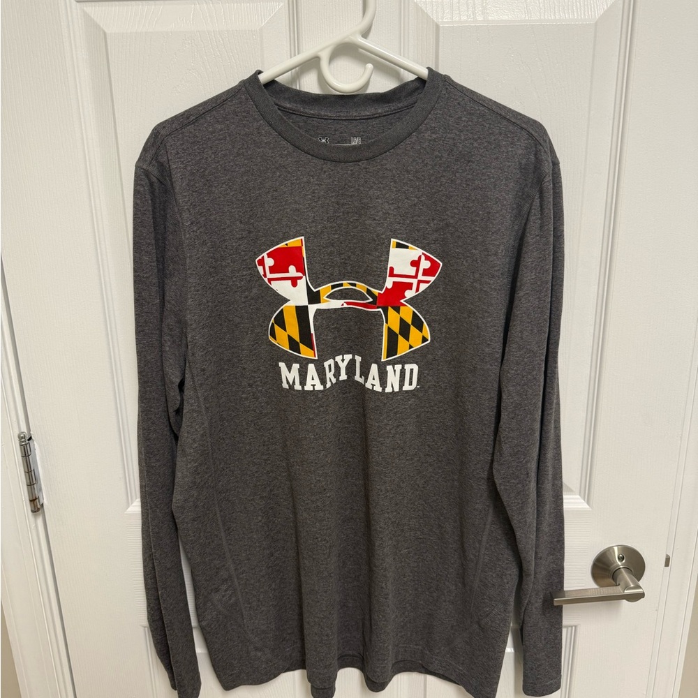 Under Armour Charcoal Long Sleeve Shirt